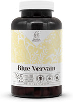 Garden Organics Blue Vervain 120 Cápsulas | Suplemento Herbal de Verbena Hastata