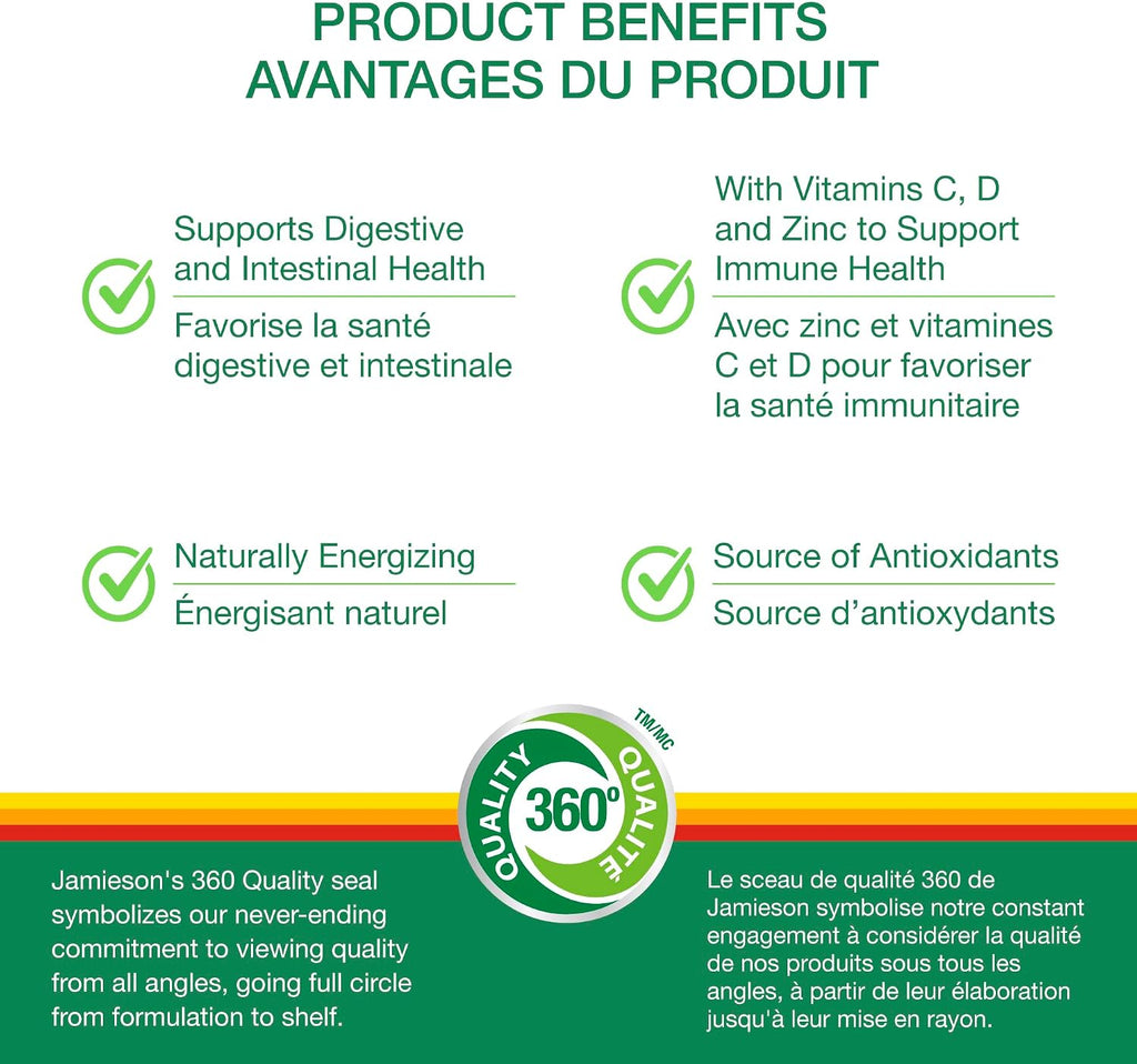 Probiótico Avanzado con Vitaminas B12, C, D y Zinc