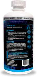 ACTIF Multivitamínico Líquido Diario para Hombres 30+ con 40 Factores Avanzados – No GMO, Hecho en EE.UU., 946 ml