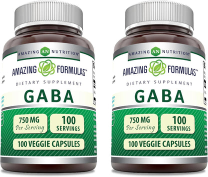 Amazing Formulas GABA 750mg por Porción – Personas que buscan una ayuda natural para la relajación y el manejo del – Image 6