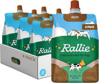 Rallie Agua Hidrogenada Sabor Carne para Perros con Electrolitos, Glucosamina y Vitaminas B - Paquete de 6 Botellas de 500ml