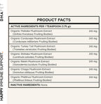 Happy Immune Support Polvo de Hongos para Perros, 7 Hongos Orgánicos, 3.5 oz