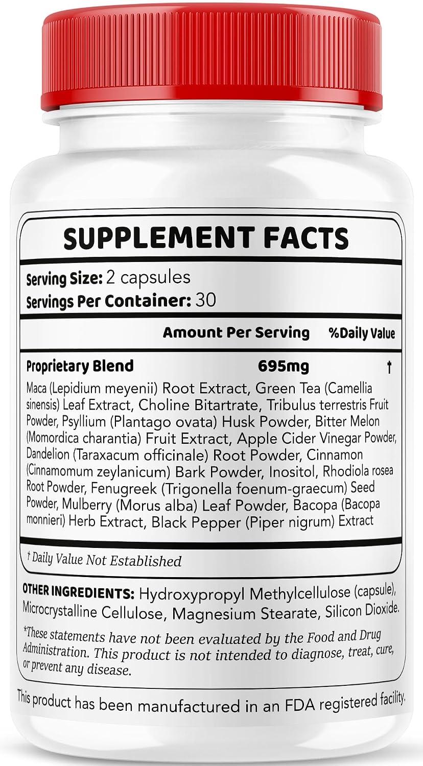 (2 Paquete) GlucoMaxum Cápsulas – Suplemento Premium Fórmula Oficial, Apoyo Avanzado para Hábitos Saludables, Ingredientes Naturales, 120 Cápsulas para 2 Meses