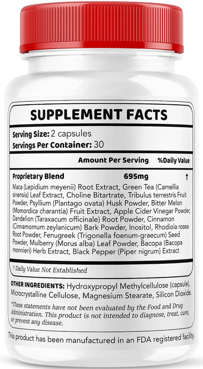(2 Paquete) GlucoMaxum Cápsulas – Suplemento Premium Fórmula Oficial, Apoyo Avanzado para Hábitos Saludables, Ingredientes Naturales, 120 Cápsulas para 2 Meses