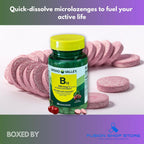 B12 500 mcg Sublingual Sabor Cereza - 200 Comprimidos