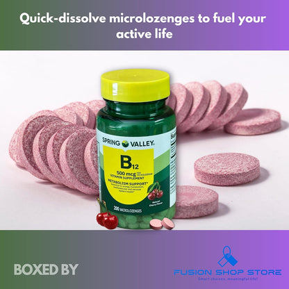B12 500 mcg Sublingual Sabor Cereza - 200 – Función normal del sistema inmunitario: Contribuye a las defensas del – Image 4
