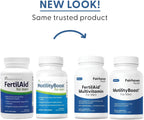 FertilAid for Men y MotilityBoost Combo - 150 Cápsulas (1 Mes)