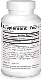 Source Naturals PABA - Para-Aminobenzoic Acid, 100 mg - 100 Tablets