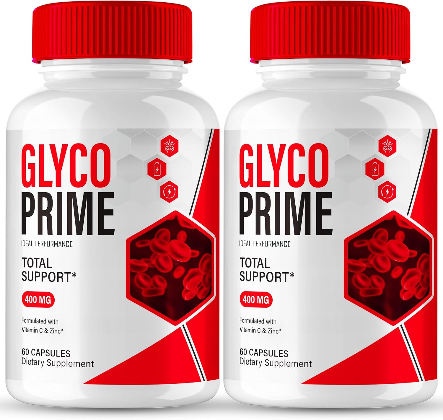 Glyco Prime Advanced Blood Formula Cápsulas - Suplemento Oficial GlycoPrime (2 Paquetes)