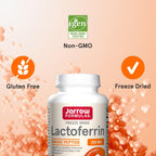 Jarrow Formulas Lactoferrina 250 mg - 60 Cápsulas