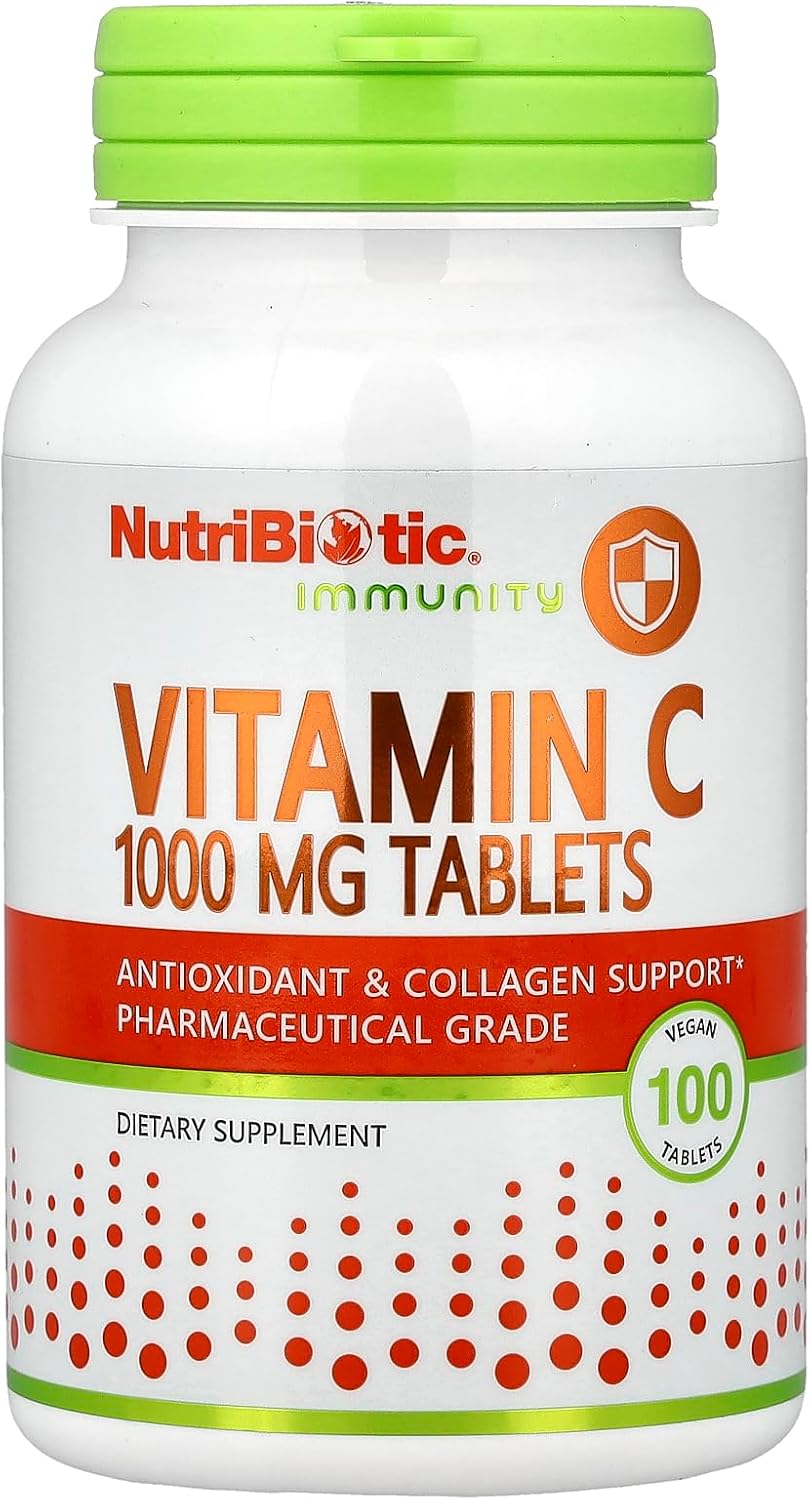 NutriBiotic Vitamina C 1000 mg Cápsulas, 500 unidades