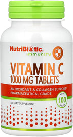 NutriBiotic Vitamina C 1000 mg Cápsulas, 500 unidades