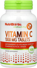 NutriBiotic Vitamina C 1000 mg, 100 Comprimidos