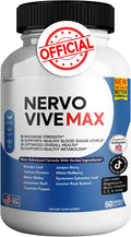 Nervovive Max - Suplemento de apoyo cognitivo, 60 cápsulas naturales