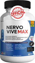 Nervovive Max - Suplemento de apoyo cognitivo, 60 cápsulas naturales