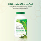 Youngevity Ultimate Gluco-Gel - For Tendons, Bones & Cartilage | Contains Glucosamine, Gelatin & Manganese | 120 Capsules | 1 Bottle