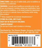 The Vitamin Shoppe Melatonina - Soporte para el Sueño, 120 Comprimidos