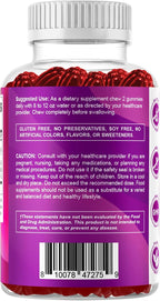 Vitamatic Vitamina B6 100mg - Sabor a Bayas Natural - 60 Gominolas a Base de Pectina - Apoyo Sistema Nervioso