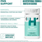 Habit PMS Support – Suplemento para el Síndrome Premenstrual (60 Cápsulas)