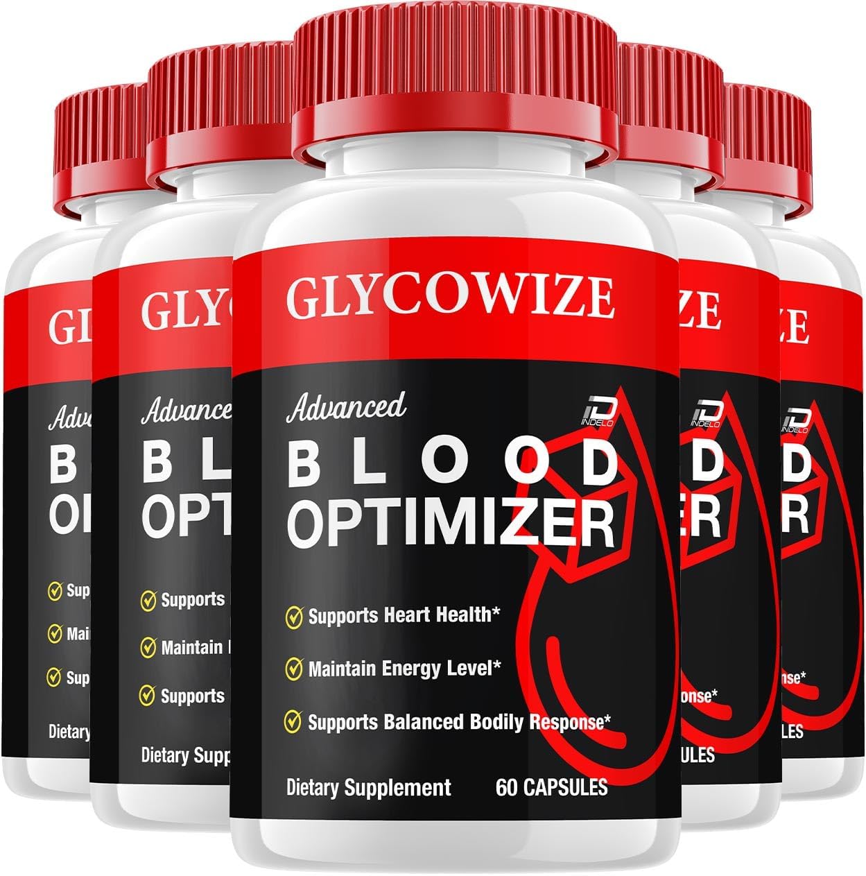 Glycowize Cápsulas – Suplemento Avanzado Glyco Wize, Fórmula Natural, 5 Paquetes (300 Cápsulas)