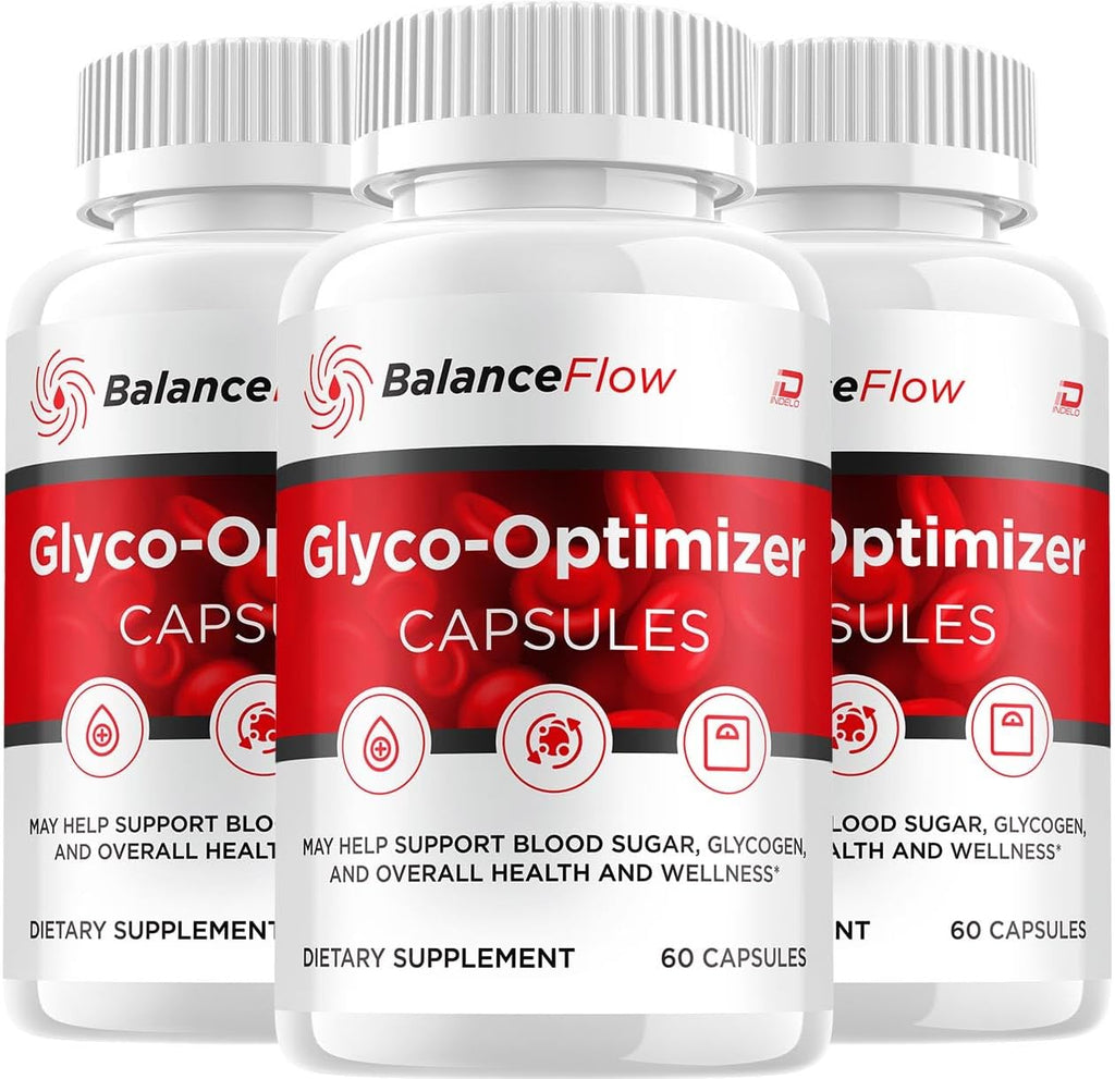 Balance Flow Cápsulas, Suplemento Avanzado con Fórmula Natural, 180 Cápsulas (3 Paquetes)