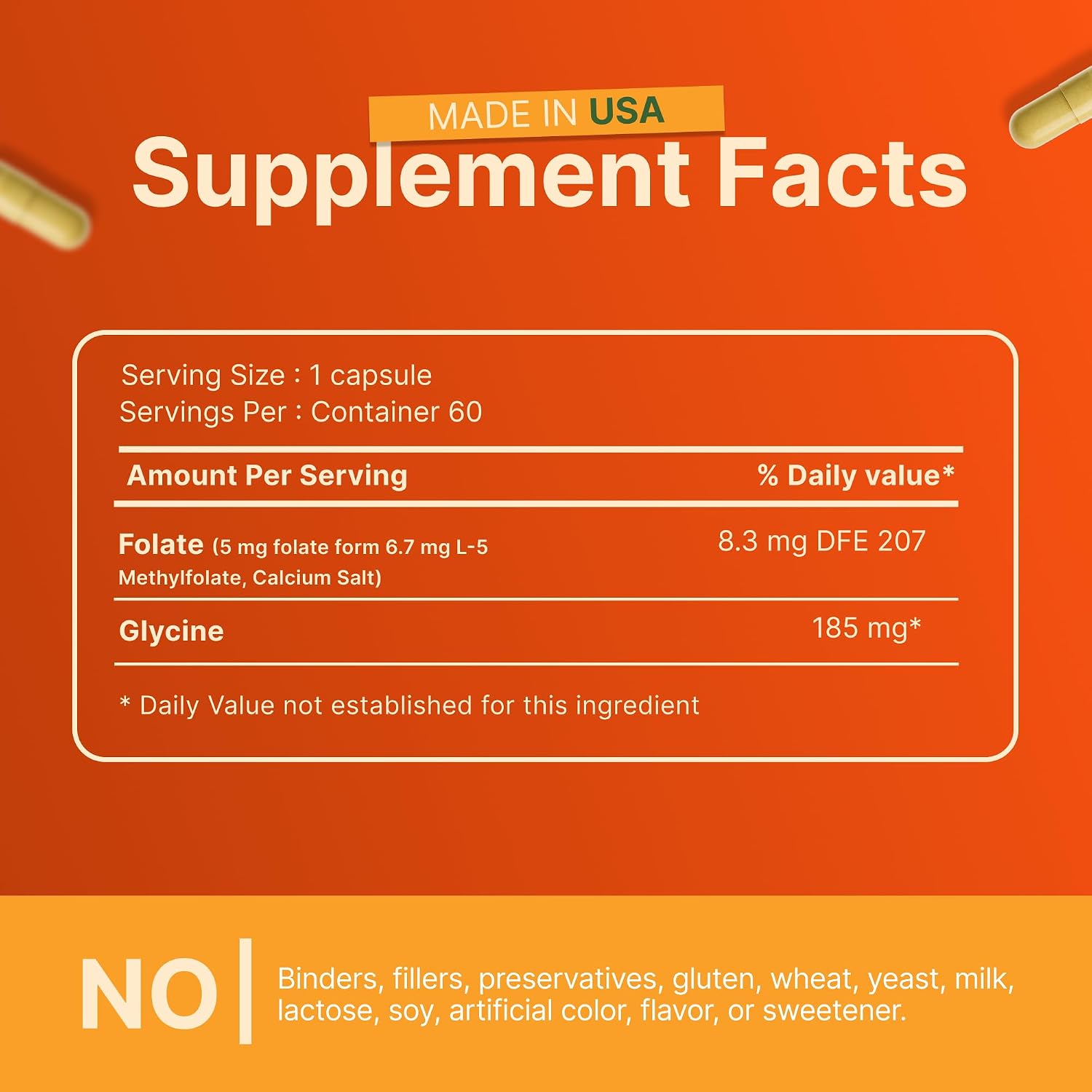 INVITA L-Methylfolate 5mg – Metilfolato Activo 5-MTHF – 90 Cápsulas (Suministro para 3 Meses)