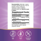 Nature's Way Vitamin C con Escaramujo Extra Fuerte - 1000 mg por dosis - 250 cápsulas