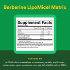 Natural Factors Berberina LipoMicel Matrix - 60 Cápsulas Blandas (60 Dosis)