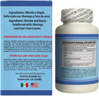 Wereke & Nopal Cápsulas – 60 Unidades (1000 mg cada una) – Complemento Herbal Natural – Mezcla Tradicional Mexicana – de Lo+Natural