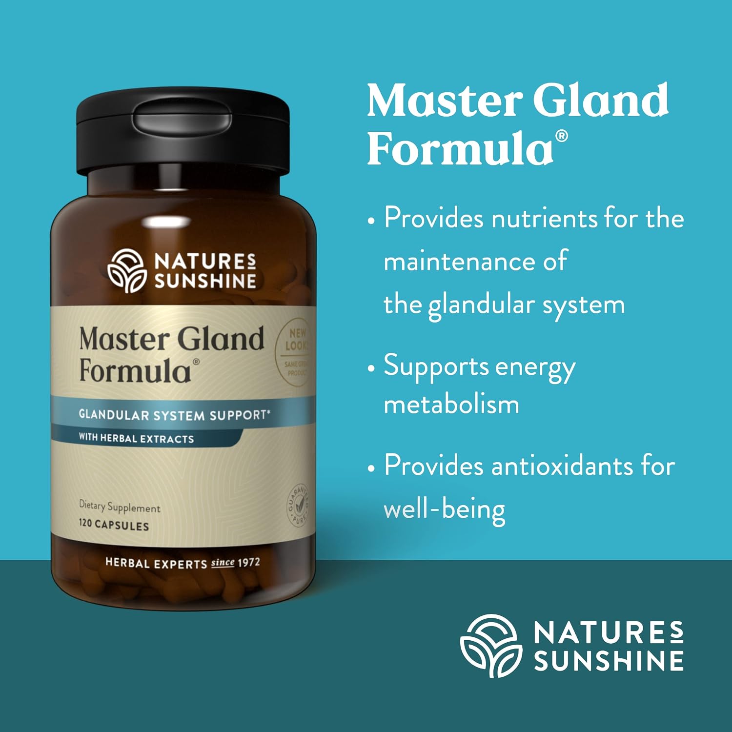 Nature's Sunshine Master Gland, 120 Cápsulas - Suplemento Multivitamínico y Mineral