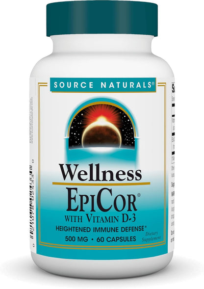 Source Naturals Wellness EpiCor con Vitamina D3 - 30 Cápsulas – Image 5