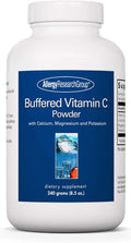 ARG Buffered Vitamin C Powder - Vitamina C Tamponada con Minerales - 102 Porciones - 241 g