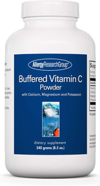 ARG Buffered Vitamin C Powder - Vitamina C Tamponada con Minerales - 102 Porciones - 241 g