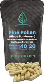 Ghost Pine Polen de Pino en Polvo - Ecológico, Silvestre, 20 g