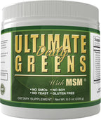 Ultimate Greens Powder - Superfood Vegano Sin Gluten 3 Pack (8oz cada uno)