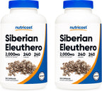 Nutricost Siberian Eleuthero 500mg, 240 Cápsulas - Eleutherococcus Senticosus