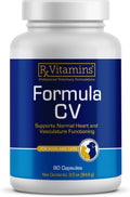 Rx Vitamins Formula CV - Cápsulas de Espino Blanco y Taurina para Perros y Gatos - 90 cápsulas