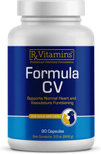 Rx Vitamins Formula CV - Cápsulas de Espino Blanco y Taurina para Perros y Gatos - 90 cápsulas