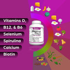 MiracleMulti Women Multivitamin - Multivitamínico para Mujeres con Probióticos y Biotina (60 comprimidos)