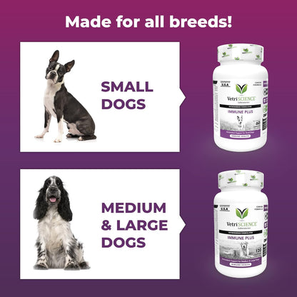 VetriScience Immunity Health Immune Plus Cápsulas para Perros Medianos y Grandes, 60 uds. – Image 5