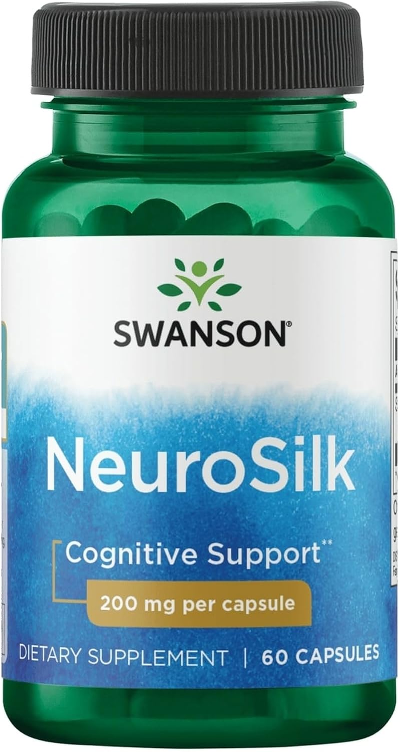 Swanson Neurosilk 200 mg 60 Cápsulas
