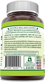 Herbal Secrets Maca 500mg 250 Cápsulas Vegetales | No-GMO | Sin Gluten | Fabricado en USA | Apto para Vegetarianos