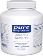 Pure Encapsulations Longevity Nutrients - Complejo Multivitamínico y Mineral, 120 Cápsulas