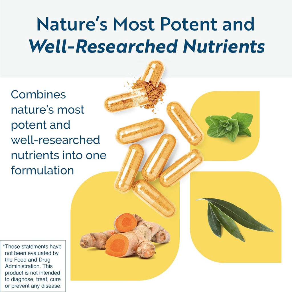 Researched Nutritionals Microbinate - Complejo de apoyo microbiano y respuesta inflamatoria (120 cápsulas)