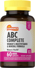 Sundance Vitamins Women’s ABC Complete Multivitamin & Mineral Formula, 60 Coated Caplets