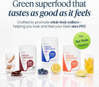 Green Vibrance, Superfoods en Polvo con 70+ Superalimentos y 25 Mil Millones de Probióticos, Arándano Limón, 25 Raciones