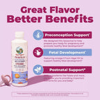 MaryRuth’s Prenatal & Postnatal Multivitamin Liposomal | Multivitamínico Prenatal y Postnatal | con Folato, Colina, Omega 3 DHA | Vegano | Sin Azúcar | 30 Dosis