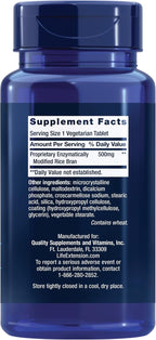 Life Extension NK Cell Activator™, Immune Support, NK Cell Activity, Enzymatically Modified Rice Bran, Non-GMO, Vegetarian, 30 Tablets