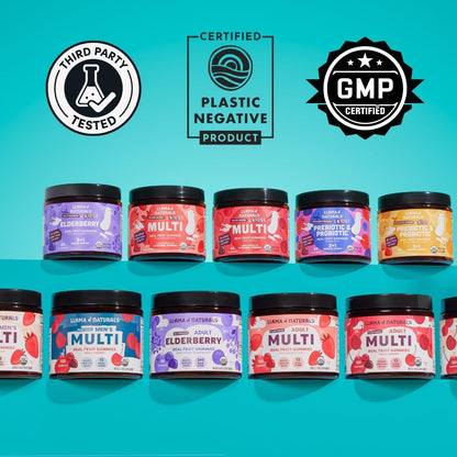 Llama Naturals Probiótico con Prebiótico para Niños - Gomitas Sabor Melocotón Mango, 120 uds – Image 7