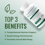 Approved Science Multi-Vitamin - Multivitamínico Completo con Vitaminas B, Té Verde, Luteína, Licopeno, Zeaxantina, BioPerina - 360 Cápsulas